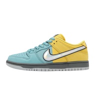 Nike Skateboard Shoes SB Dunk Low Pro Men's Shoes Contrast Color Casual Shoes Frosted Leather IR1888