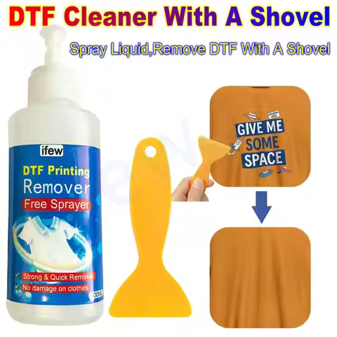 Dtf Remove Liquid Textile Vinyl Remover Clothing for Garments Dtf Ink Cloth Tshirt Vinyl Glue Remov 