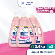 [Bundle of 3] Breeze 2 in 1 Liquid Detergent 3.6kg