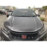 Honda City Gm6 - Front Bumper Lafiga Grill with Logo placement and Black Color Paint