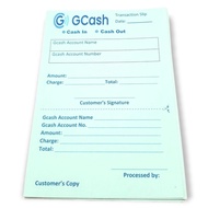 Gcash Transaction Slip (Cash in- Cash out)