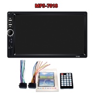 🚀จัดส่งใน2วัน🚀 7018B เครื่องเสียงรถยนต์ 7 นิ้ว 2 din HD รถวิทยุบลูทูธ FM เครื่องเสียงรถยนต์ MP5 เครื