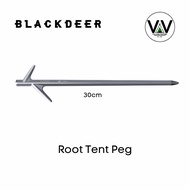 BLACKDEER Aluminium Alloy 30cm "Root" Tent Peg / Ground Nail | Pasak Khemah | 7075 Aluminium Alloy