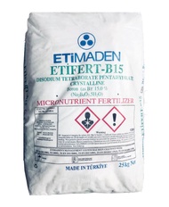 ผงจุลธาตุโบรอน 15% ETIFERT-B15 25 กิโลกรัม ปุ๋ยโบรอน ปุ๋ยปาล์ม ปุ๋ยทุเรียน ทำผล
