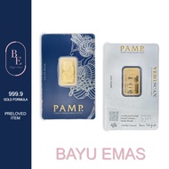 Bayu emas 10.00g 999.9 Gold bar - Pamp Suisse ( Preloved )