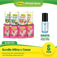4 Milna Crunch Berries + 4 Milna Puffs Free Cessa Baby Happy Nose 5ml