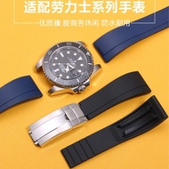 Rubber Silicone Strap Substitute ROLEX Oyster Style Permanent Submariner Daytona ROLEX Strap 20mm