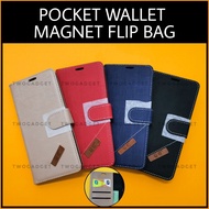 Sam Sung Galaxy A07/A17/J2 Prime/S24/S25/Plus/Ultra/M14/A50 5G Wallet Flip Cover Case Casing Pouch