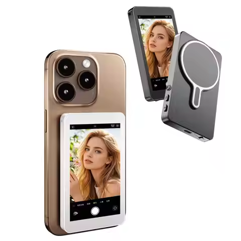 Selfie Monitor Screen Rear Portable Selfie Monitor Vlog Screen Magnetic Vlog Phone Rear Camera For S