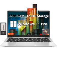 HP EliteBook 845 G7 14" FHD Laptop, AMD Ryzen 5 Pro 4650U, Up To 64GB RAM, Up To 2.16TB Storage(2.16