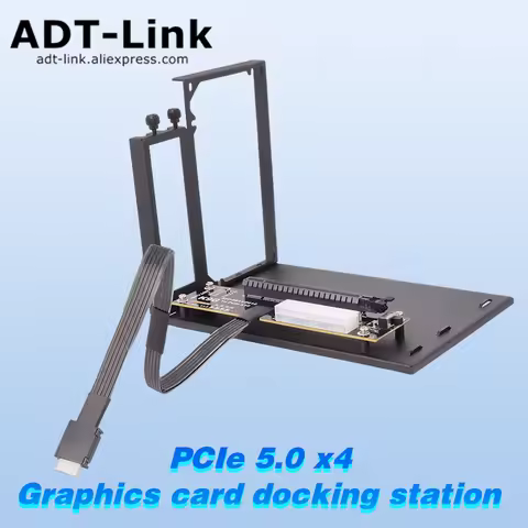 ADT-Link PCIe 5.0 128Gbps OcuLink Laptop External Graphics Card GPU Dock GEN5 SFF-8611 OcuLink to PC