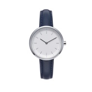 Mano Plus PLAIN SUPPLIES Watch: Conc 33 Navy Leather Watches Women Watches