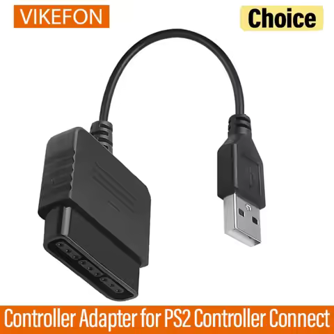 Cable without Driver Controller Adapter for PS2 Controller Connect to PS3 Console PS2 Gamepads to PC