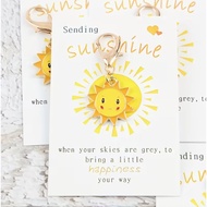 1pc Cute Sunny Smile Keychain