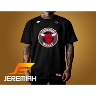JEREMIAH Soft Premium Cotton Roundneck Jersey Shirt black D7 ChicagoBulls Chicago Bulls