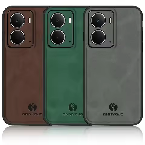 Matte Plain Leather Case For Realme Neo 7x GT 7 6T 6 C75 C63 C67 C55 C53 Realme P3 Ultra P1 Built-in