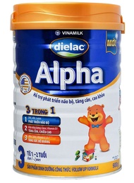 SỮA BỘT VINAMILK DIELAC ALPHA 3 900G.