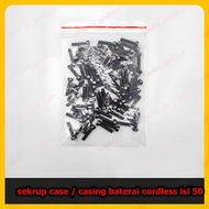sekrup case  casing baterai cordless