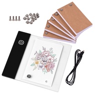 Flip Book Kit with Mini Light Pad LED Lightbox Tablet Design with Hole 300 Sheets Flipbook Paper Bin