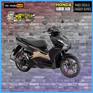 ☾ ☸ ┇ Honda Airblade 150 Mags Decals - Dagger series