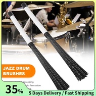 2Pcs Cajon Brush Telescoping Drum Brushes Nylon Sticks Percussion for Jazz Stick Drum Musical