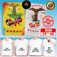 PAGODA T-shirt / Button / Singlet 🔥Ready Stock🔥 Chung Kai 100% Original Pagoda T-shirt/Butang/Putih 