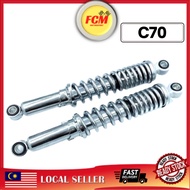 HIGH QUALITY HONDA C70 C70Z REAR ABSORBER (CHROME) HONDA C70 / C70Z / GBO / GBOJ REAR ABSORBER CHROM