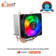Fan Processor AMD INTEL RGB 2 Pipes Alseye AM90