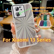 Soft Case For Xiaomi 13T Pro Xiaomi13 13Pro 13Lite Mi13 Mi13T Xiaomi13Tpro Fireworks Fashion Casing Glitter Bling Bling Cute Phone Case Comes With Camera Protective Film Back Cover