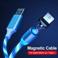 The Charging Cable Has A Running Light. Magnetic Head 3 Types Of Replacement For Iphone Samsung Oppo