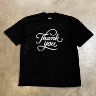 2026 Thank you 丨 American Casual 230g Heavy Pure Cotton Short Sleeve Thank you Printed T-Shirt Men W