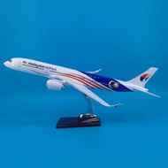 BIG SIZE Malaysia Airline Airbus A350 Airplane Model 47cm long Collection Decorations