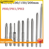 【SEMLL】60-200mm PH0 PH1 PH2 802 Electric Cross Screwdriver Bit  ImpactDriver❀