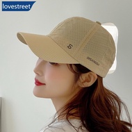 LOVESTREET Solid Color Running Cap Outdoor Sport Thin Quick Drying Breathable Baseball Hat Duck Tong