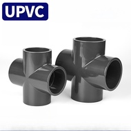 [.666.] UPVC equal diameter four-way chemical PVC pipe water supply and drainage sewer pipe fittings