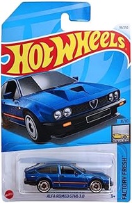 Hot Wheels - Alfa Romeo GTV6 3.0 - Factory Fresh 8/10 - HTF13 - Short Card - Blue Metallic - Mattel
