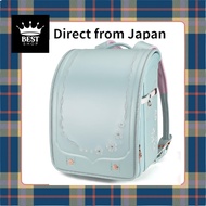 [Baobab's Wish] Sakura School Bag for Girls One-Touch Lock, Lightweight, Luxurious Embroidery A4 Fla
