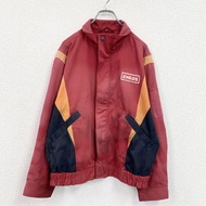 古著ENEOS紅色工作制服外套， XL碼