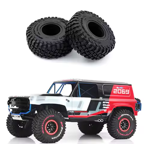 2pcs 1.9 Inch Tires BFGoodrich 117MM Baja 1000 Special Tires for 1/10 RC Crawler Car Traxxas TRX4 AX