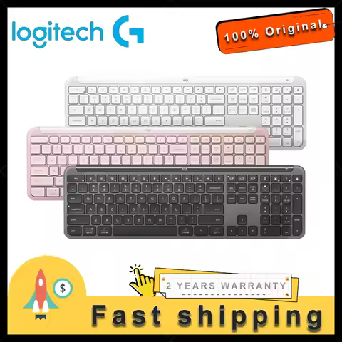 Logitech K950 Wireless Silent Keyboard Full Size 108 Keys Bluetooth Keyboard for Office Home
