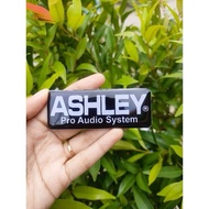 Ashley Pro| Ashley logo emblem | 3D embossed ashley sticker