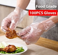 100Pcs/Pack High Quality Disposable Plastic Gloves For Cooking Kitchen