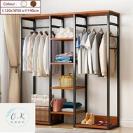 CK Shop.com  Multifunctional Wooden Wardrobe Closet Almari Pakaian [1402]