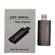 4K Video Recorder, B 3.0 HDMI Video Catcher Compatible for PS4, DVD, Recorder Camera, Live Streaming