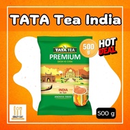 ขายดี Best Seller Tata Tea Premium ผงใบชาอินเดีย 500 GMS นำเข้าจากอินเดีย ยอดนิยมสูงสุด พร้อมส่ง ใบชาใบเล็ก ให้รสเข้มข้น และ ใบชาใหญ่ ให้กลิ่นหอม