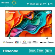 New2024 Hisense TV 65E7N  4K QLED Google TV / Quantum Dot/HSR/ Dollby Atmos Hand-Free Voice Control 