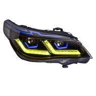 ANTARES | ไฟหน้า LED ทรงใหม่ สีฟ้าสำหรับ BMW E60 ซีรี่ส์ 5