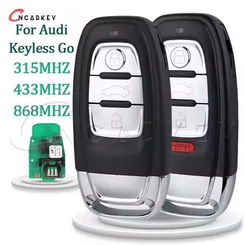 Keyless Go 315/433/868Mhz for Audi A4 A5 RS4 A7 A8 Q5 Smart Key fit 4G0959754J 8T0959754F 8T0959754K