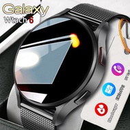 นาฬิกาอัจฉริยะสำหรับ Samsung Galaxy WATCH 6 2024, ใหม่ GPS ติดตามสำหรับผู้ชาย AMOLED แสดงอุณหภูมิร่างกายนาฬิกาพูดคุย BT