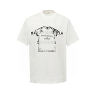 M MM6 Magela x Supreme Colorful T-Shirt Double Brand Letter Printed logo Round Neck Short Sleeve FW2
